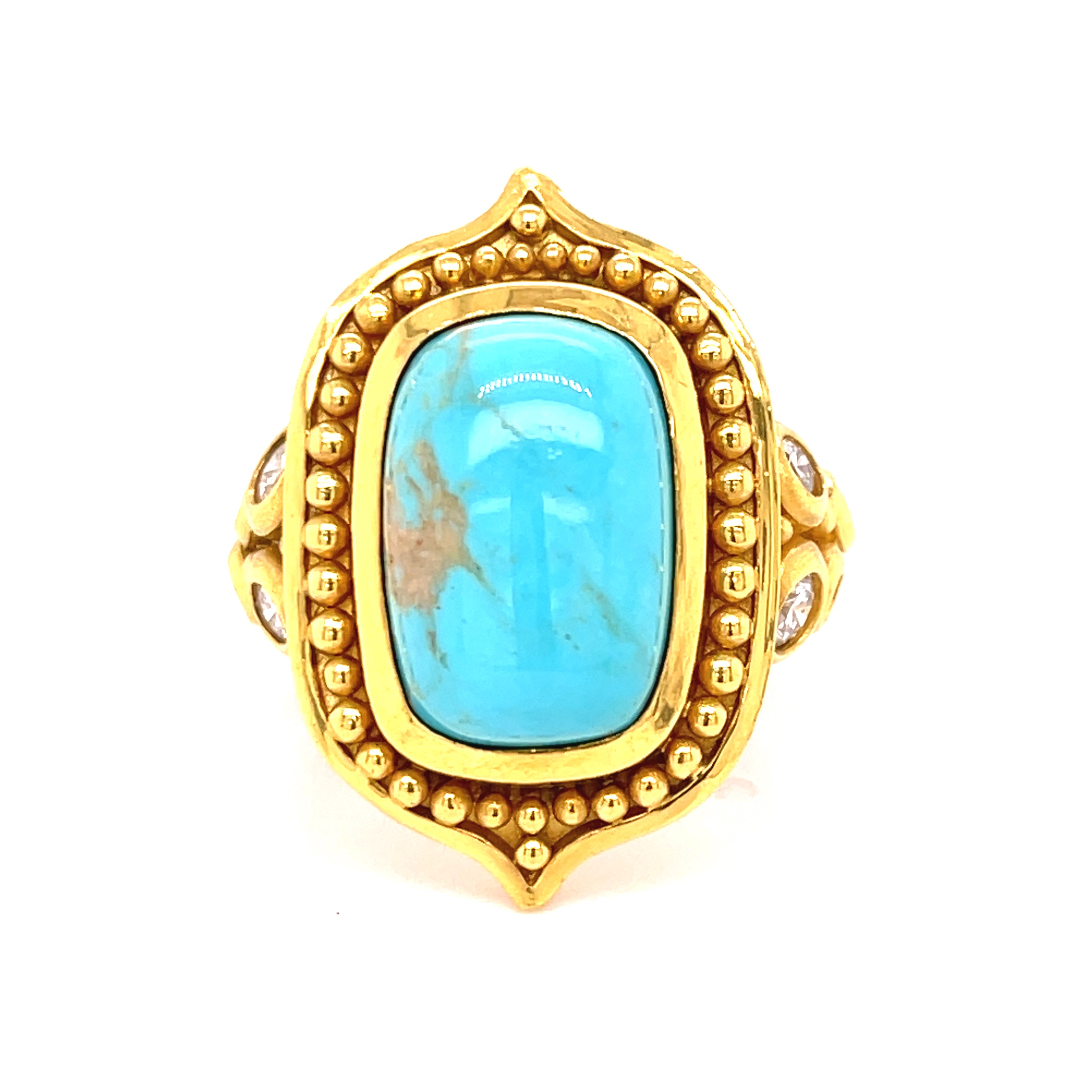 Turquoise Sunburst Naifeh Fine Jewelry